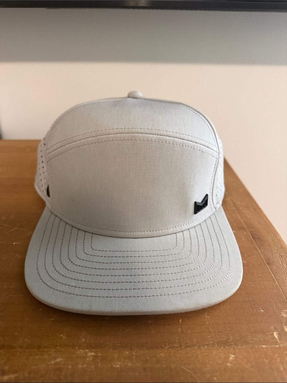 Men's Melin Hydro Trenches Light Gray Five-Panel Adjustable Cap